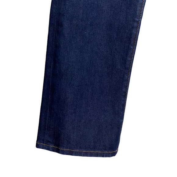 J Brand Mid Rise Slim Straight Leg Dark Wash Denim Jeans Whiskering 28 - Picture 4 of 16